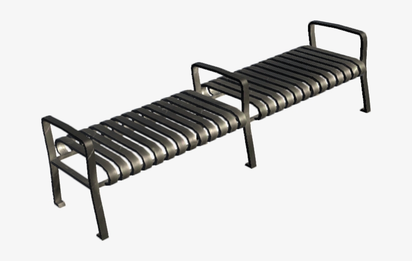 Metallic Park Bench - Tile, transparent png #1399813