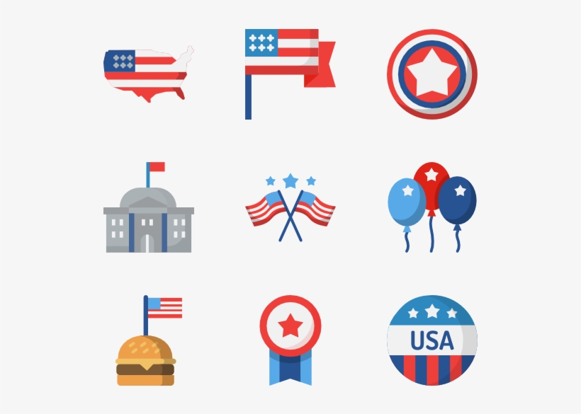 11 July Icon Packs - 4th Of July Icons, transparent png #140026