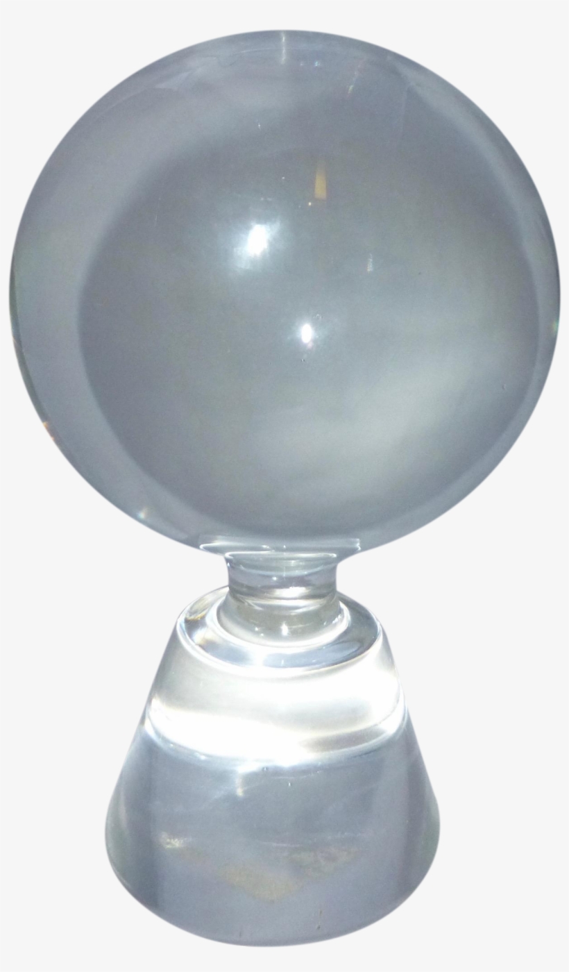 M#century Modern Murano Glass Crystal Ball On Chairish - Crystal Ball, transparent png #140072