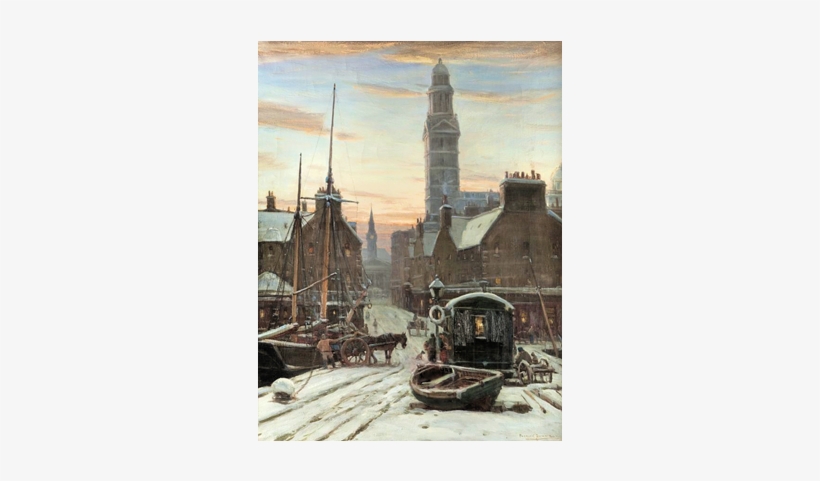 A View Of William Street From Mid Quay, Greenock - Greenock Paintings, transparent png #140117