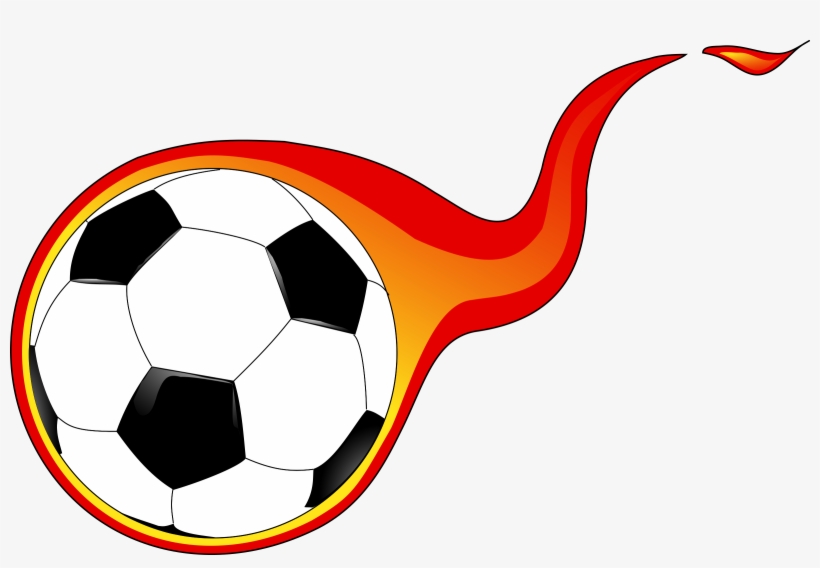 This Free Icons Png Design Of Flaming Soccer Ball, transparent png #140192
