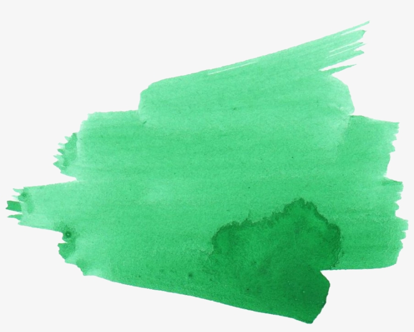 Green Brush Png - Green Brush Stroke Png, transparent png #140244