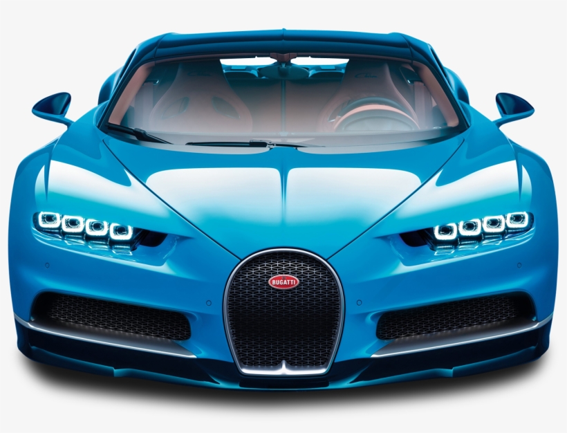 Blue Bugatti Chiron Car Png Image - Bugatti Png, transparent png #140246