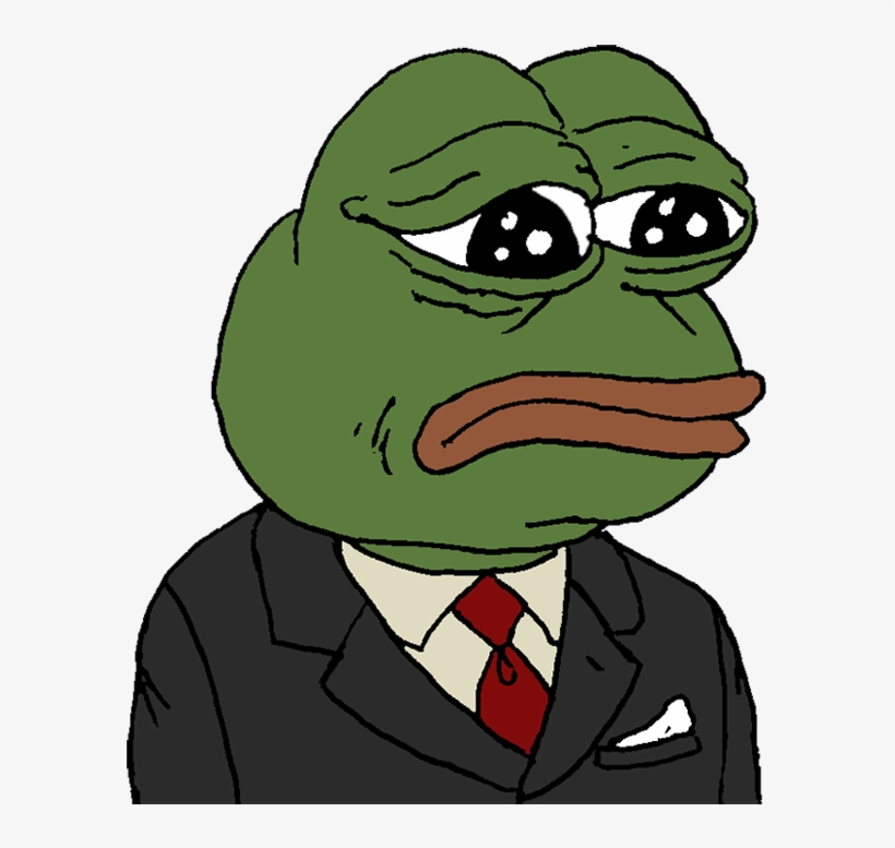 Frog Green Vertebrate Fictional Character Cartoon Head - Pepe Meme Png, transparent png #140331