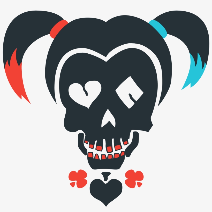 Harley Quinn Suicide Squad Icon - Harley Quinn Logo Gif, transparent png #140354