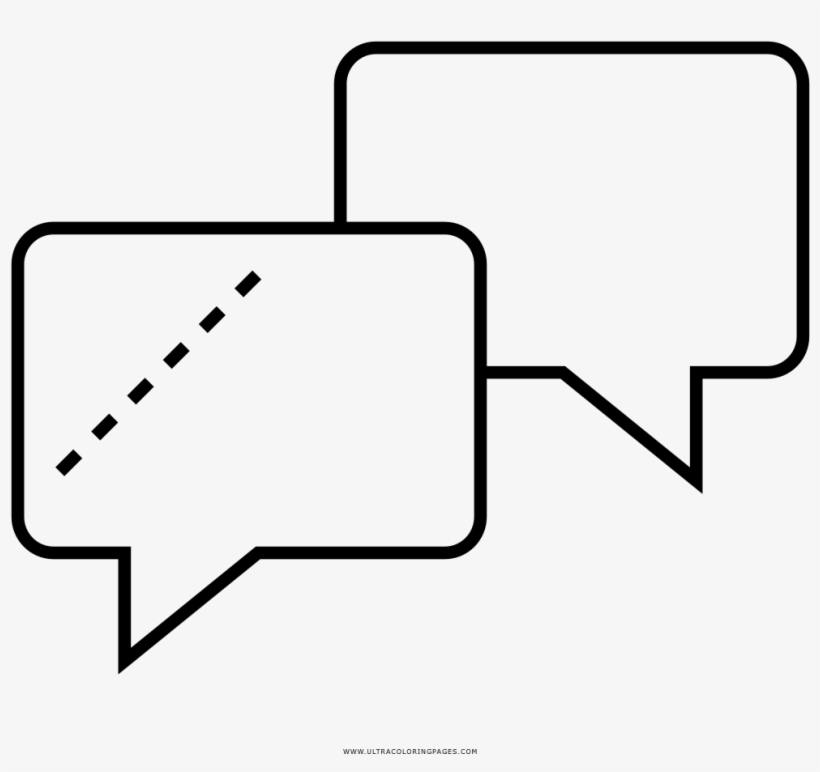 Text Bubble Coloring Page - Text, transparent png #140402