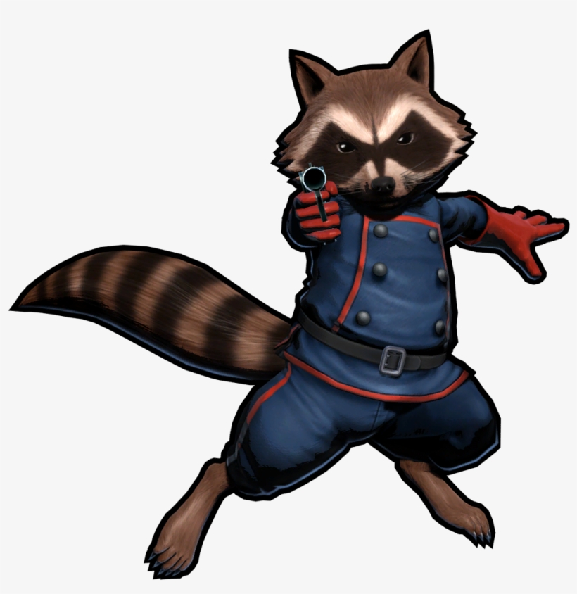 Rocket Raccoon - Rocket Raccoon Marvel Vs Capcom 3, transparent png #140450