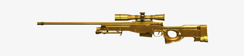 Golden Ak47 Png - Золотая Винтовка, transparent png #140478