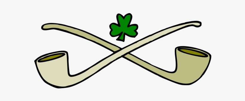 Pipes And Shamrock Clipart Png, transparent png #140668
