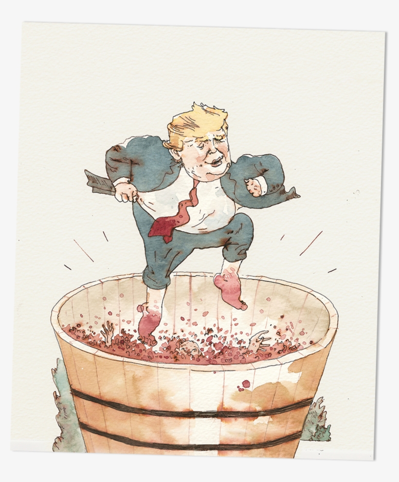 Illustration Of Donald Trump - Cartoon, transparent png #140794