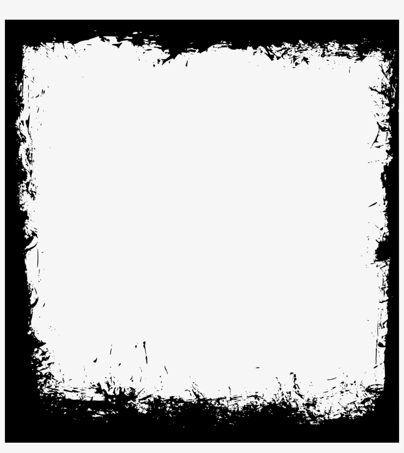 Free Download - Black Paint Frame Png, transparent png #140837