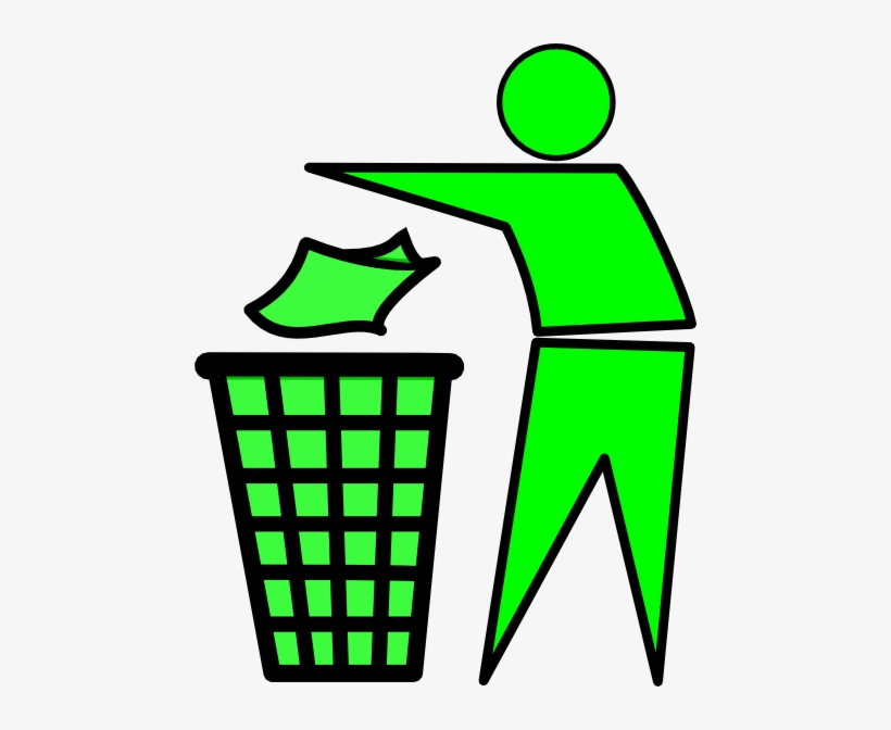 Can Clipart At Getdrawings - Throw Your Waste Properly, transparent png #140927