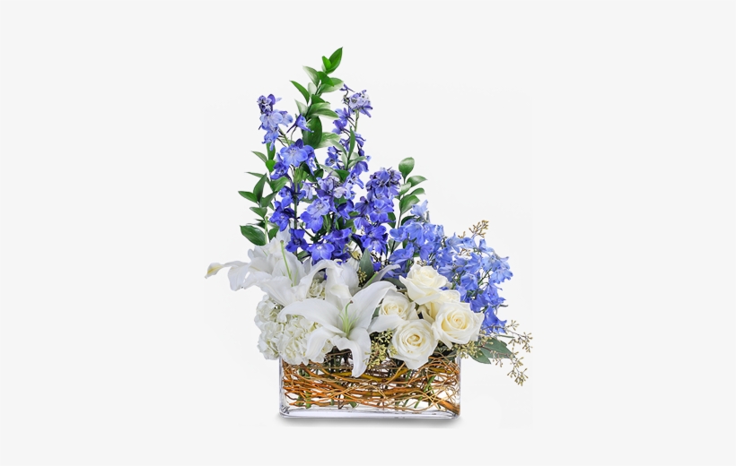 Majestic Blue - Flower Modern, transparent png #141051