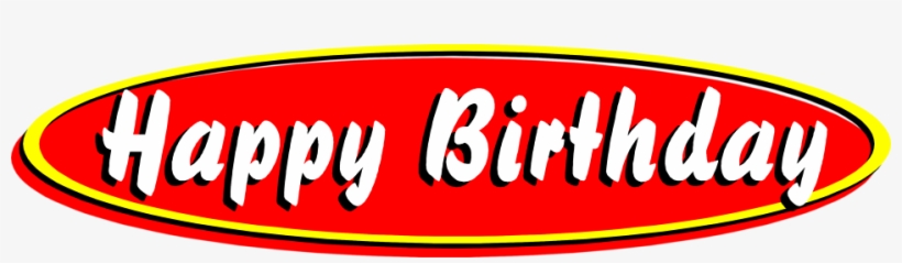 Happy Birthday Text Pv Clipart - Birthday Text Png Hd, transparent png #141132
