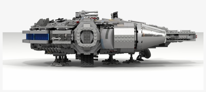 Millennium Falcon Moc 7965/75105/dario's Mod/rebuild - Helicopter, transparent png #141140