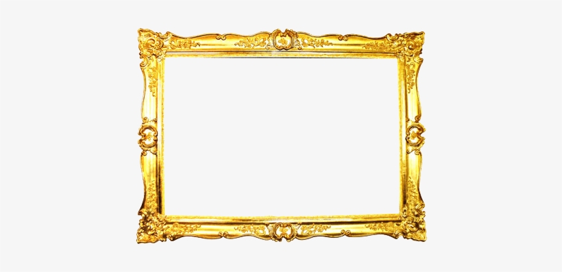 Ornate Gold Frame - Gold Frame Transparent Background, transparent png #141378