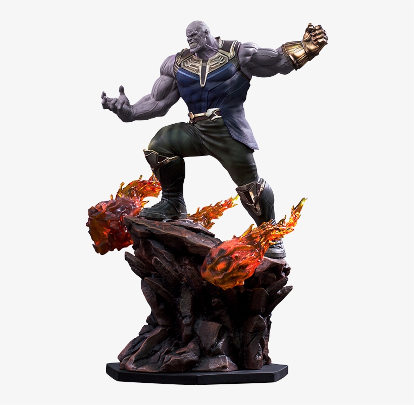77" Marvel Statue Thanos - Thanos Infinity War Statue, transparent png #141427