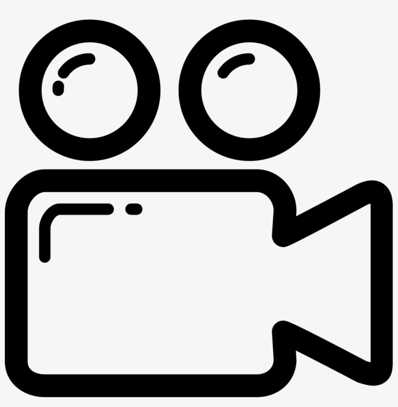 Video Camera Png Icon Clip Art Black And White Library - Video Camera Png Icon, transparent png #141627