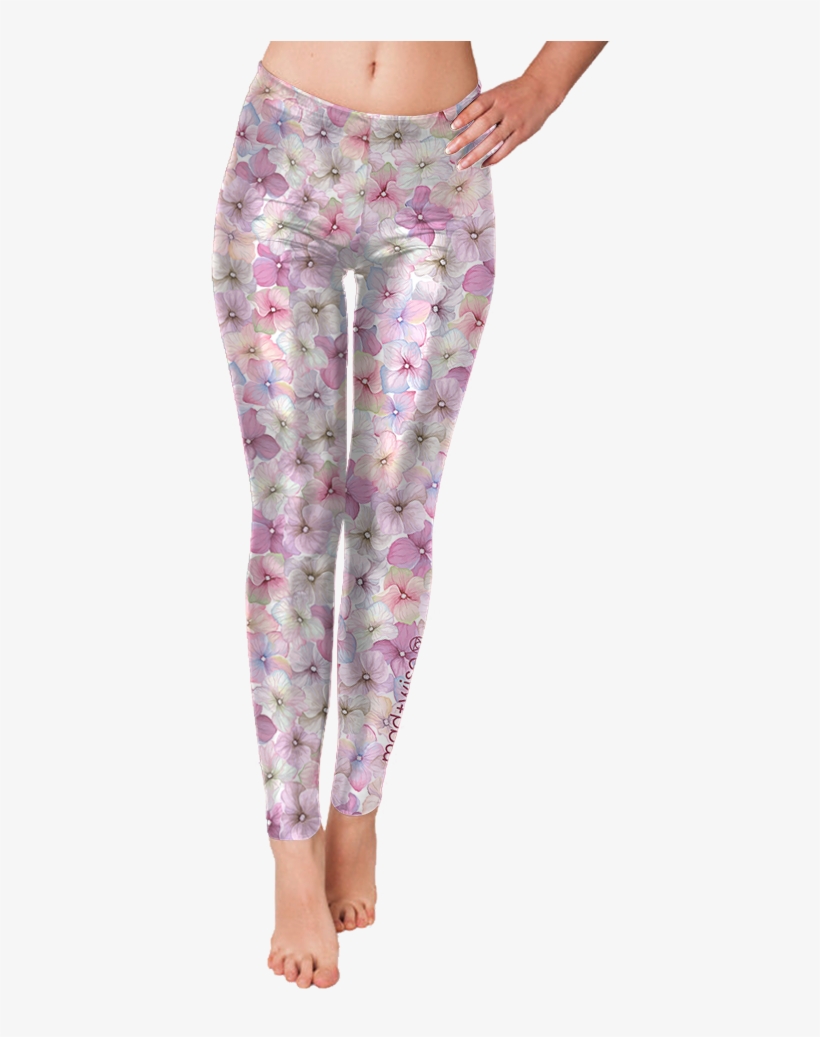 Flowers Watercolor Pattern Leggings - Leggings, transparent png #141629