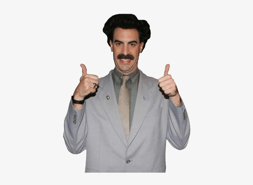 Borat Thumbs Up - Borat Very Nice Png, transparent png #141819