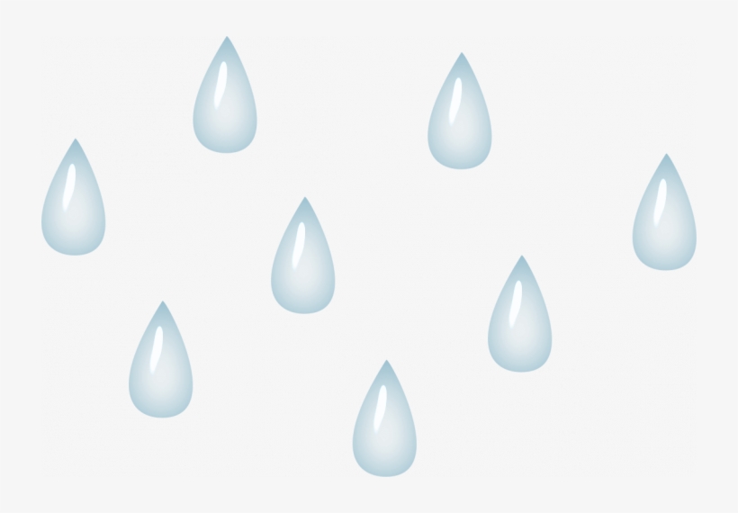 Printable Cloud Coloring Pages For Kids Raindrops Rain - Rain Drops Clip Art Png, transparent png #141895