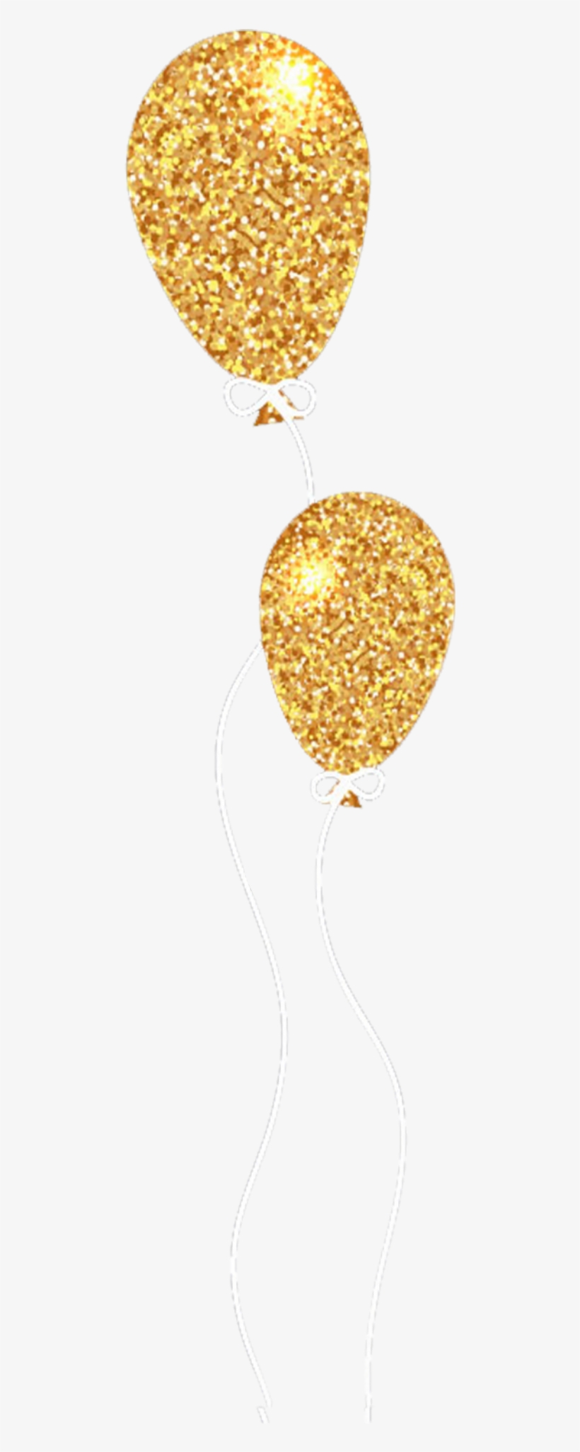 Report Abuse - Gold Glitter Balloon Png, transparent png #141915