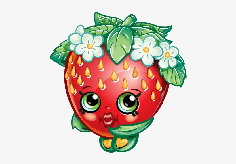 Shopkins Strawberry Png Graphic Free Stock - Shopkins Strawberry Kiss, transparent png #142188