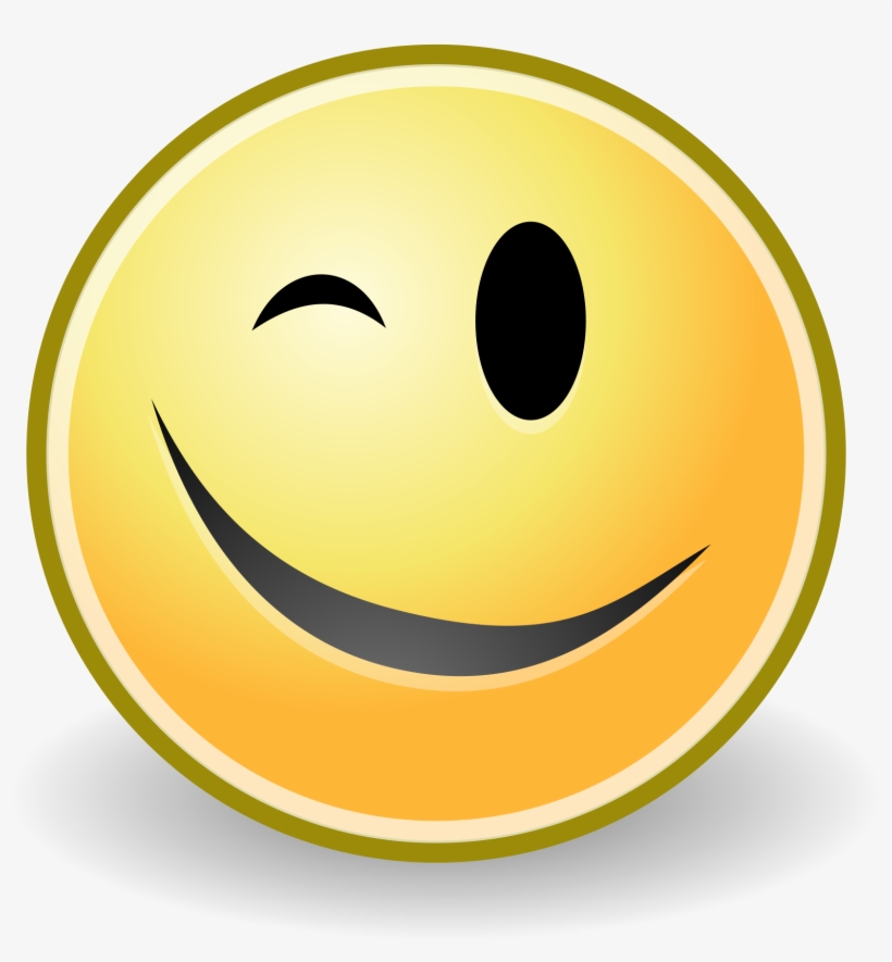 Pix For Wink Smiley Thumbs Up - Wink Face, transparent png #142239