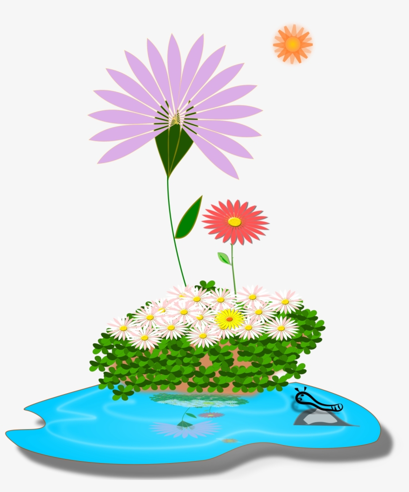 This Free Icons Png Design Of Flor No Lago, transparent png #142287