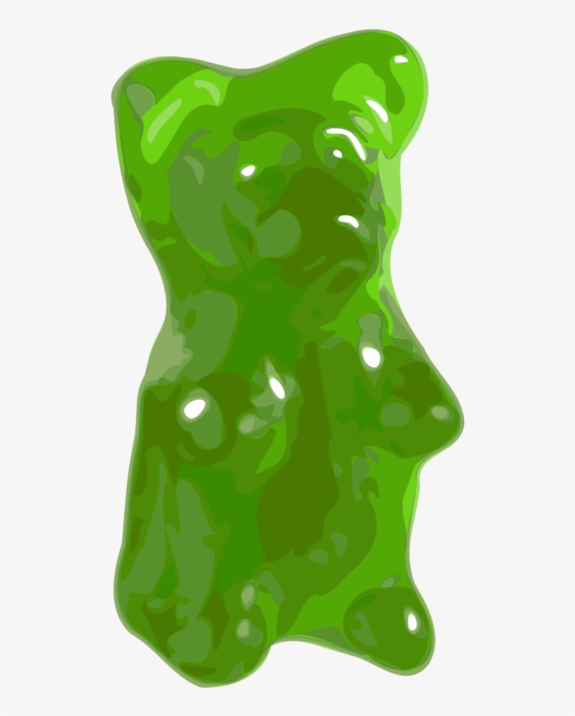 Gummy Bear Png - Green Gummy Bear Png, transparent png #142426