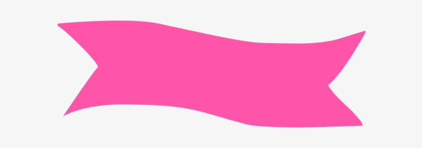 Pink Ribbon Clip Art Of Ribbons For Breast Cancer Awareness - Pink Ribbon Banner Png, transparent png #142496