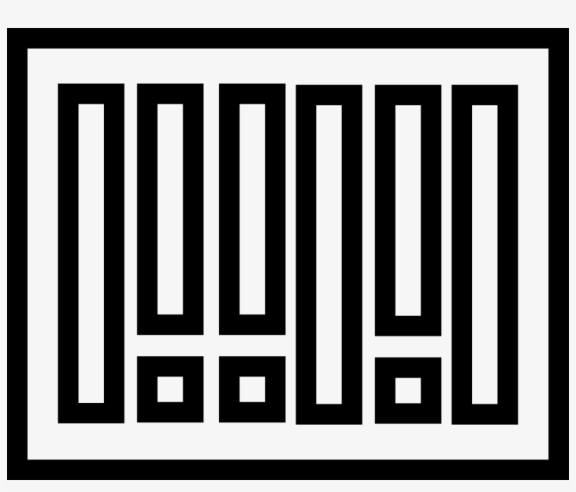 Black Bars Inside A Rectangle Abacus Tool Ios 7 Interface - Icon, transparent png #142518