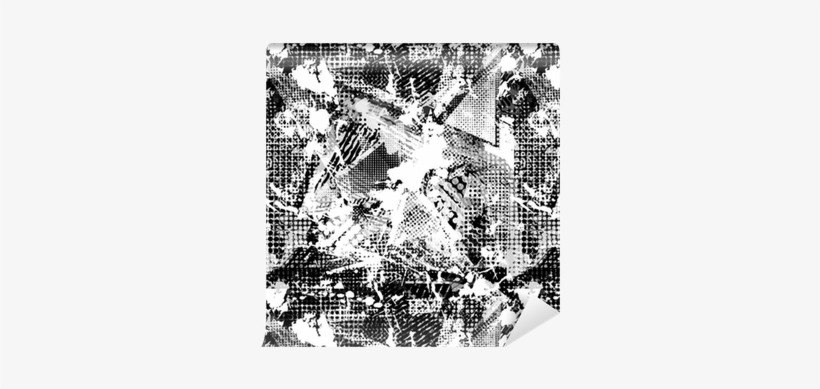 Abstract Urban Seamless Pattern - Splash Wall Texture, transparent png #142614