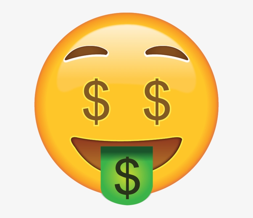 Download Ai File - Money Face Emoji, transparent png #142637