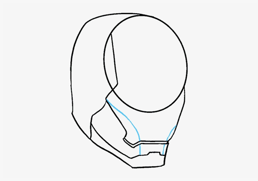 How To Draw Iron Man In A Few Easy Steps, transparent png #142780