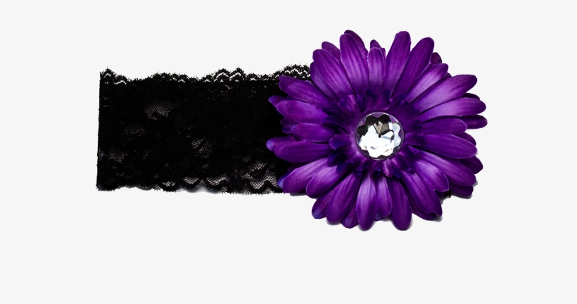 Purple Flower Images - Headband, transparent png #142869