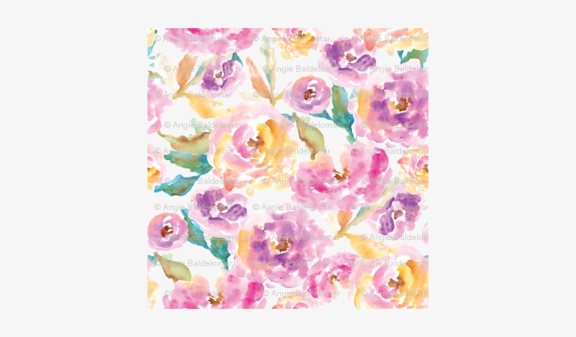 Wild Watercolor Flower Pattern - Niedliche Handgemalte Watercolor-blumen Visitenkarte, transparent png #143140