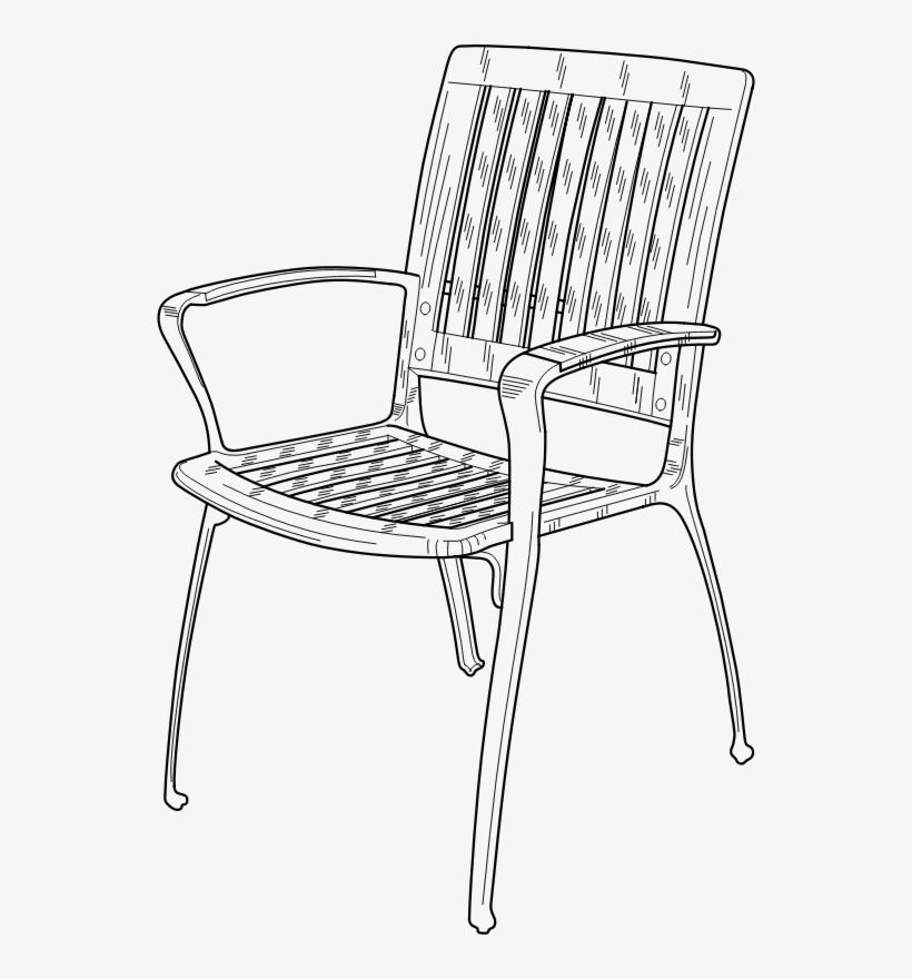 28 Collection Of Chair Drawing Png - Chair Clip Art, transparent png #143792
