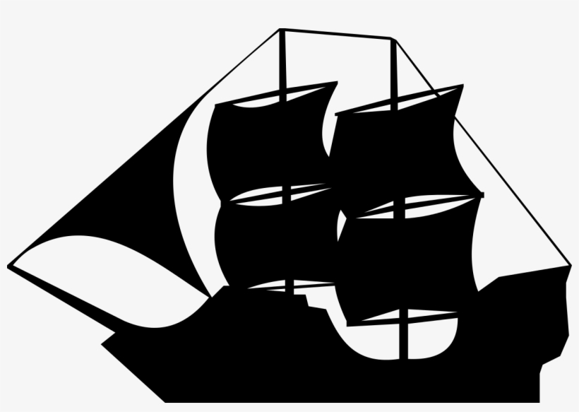File - Pirate Ship - Svg - Pirate Ship Clip Art, transparent png #143863