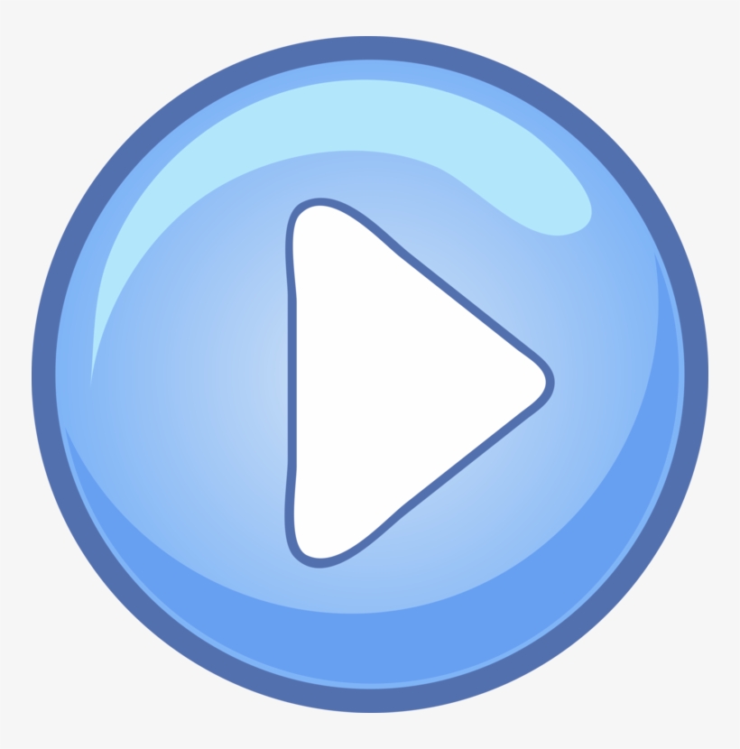 Play Button Icon, transparent png #144125