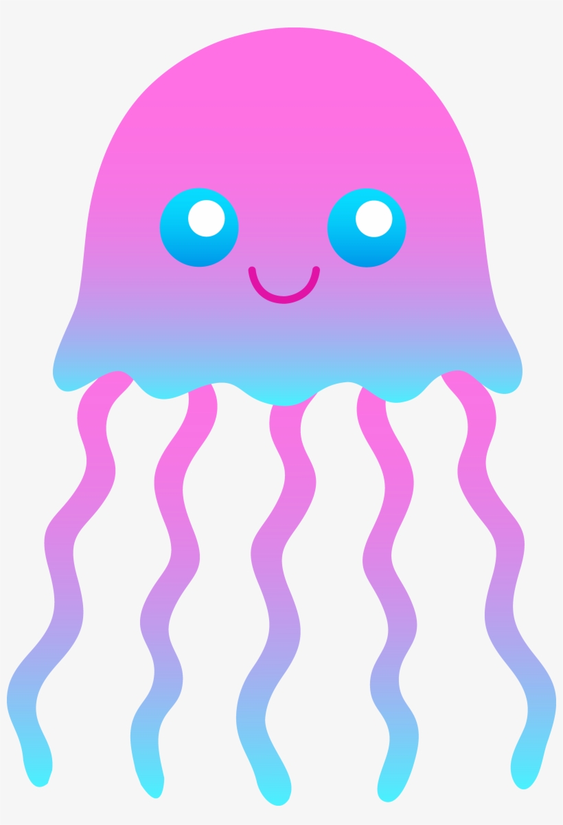 Cute Jellyfish Clipart, transparent png #144160
