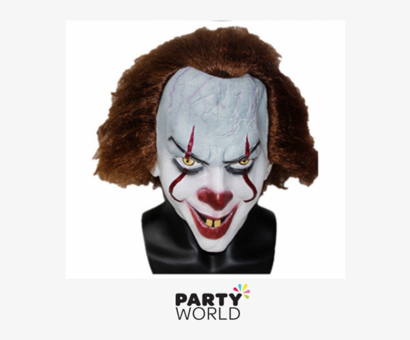 Pennywise Replica Rubber Mask - Clown Mask, transparent png #144410