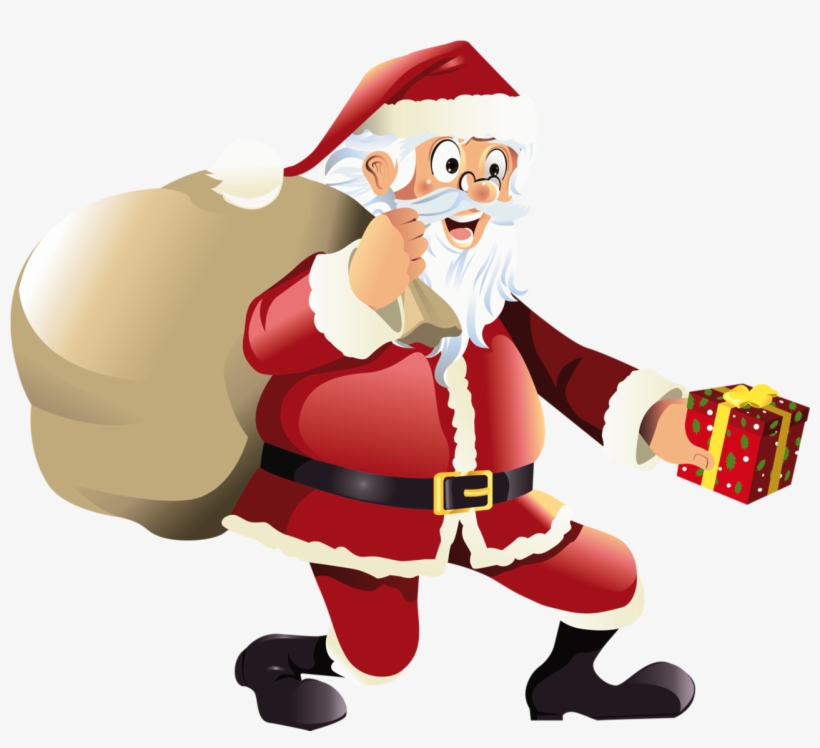 Sanya Clipart Transparent Background - Santa Claus Transparent Background, transparent png #144488