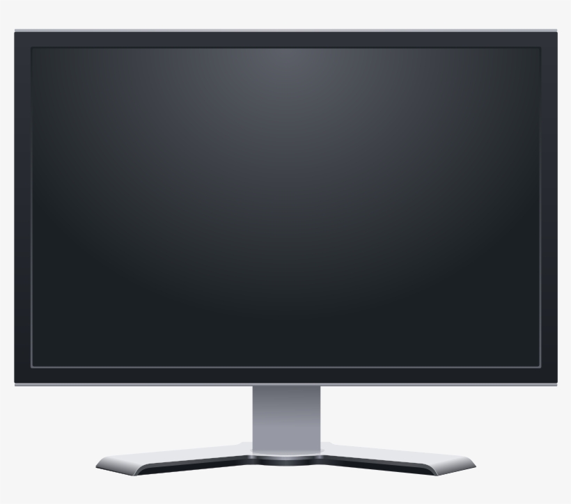 Computer, Monitor, Lcd, Screen, Flat, Icon, Plasma - Monitor Png, transparent png #144657