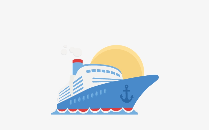 Cruise Ship Svg Scrapbook Cut File Cute Clipart Files - Cruise Clipart, transparent png #144990