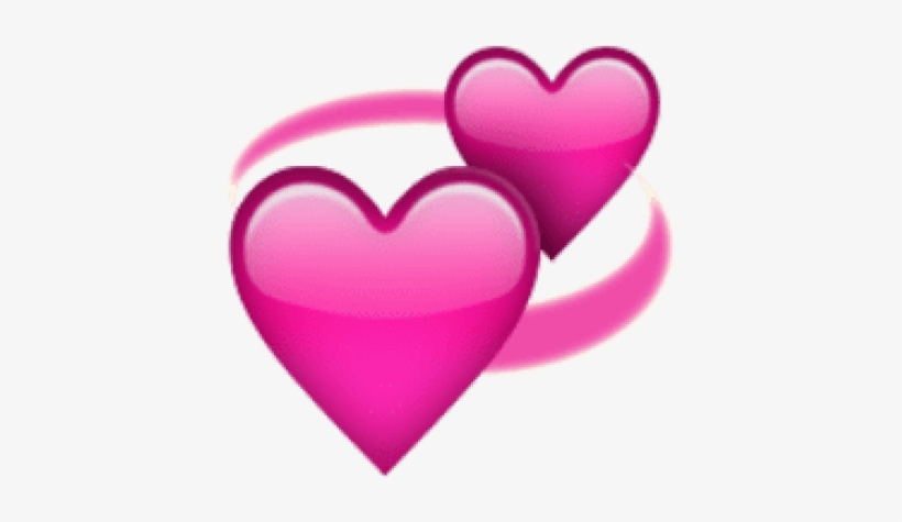 Free Png Ios Emoji Revolving Hearts Png Images Transparent - Emoji Heart Transparent, transparent png #145153