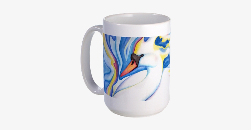 'swan Song' Watercolour Art Print Mug From Cafepress - World's Best Boss Mug, transparent png #145215