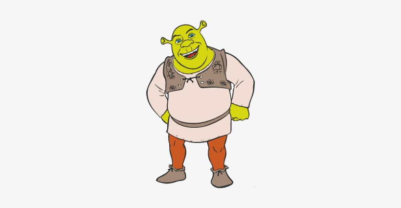 Shrek Character Vector - Valstick Shrek Cartoon Wall Decal Sticker 16 X 25, transparent png #145369