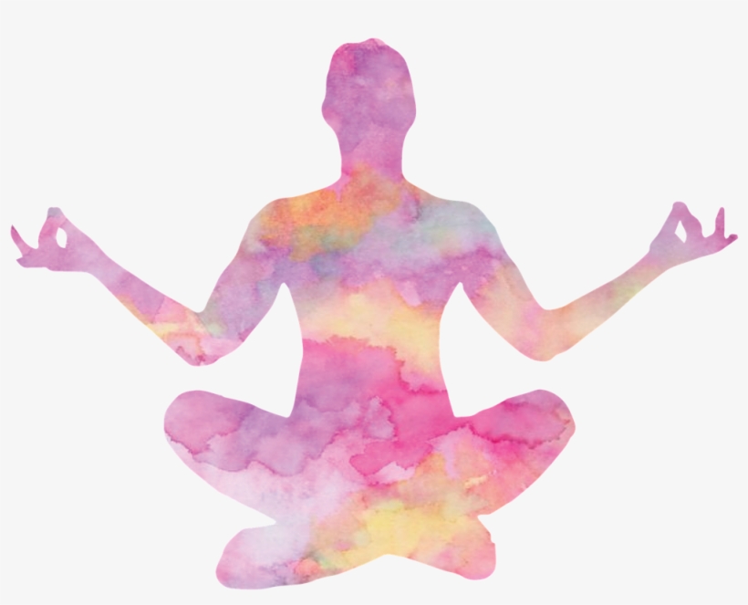 Yoga Body Pose Health Watercolor Freetoedit - Yoga Pose Silhouette, transparent png #145465