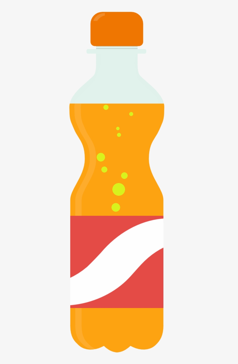 Free - Fizzy Orange Drink Clipart, transparent png #145490